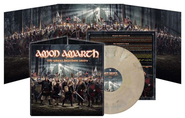 0039841600377 - Amon Amarth - GEBRAUCHT The Great Heathen Army (Fur Off White Marble) [Vinyl LP] - Preis vom 12072023 043622 h
