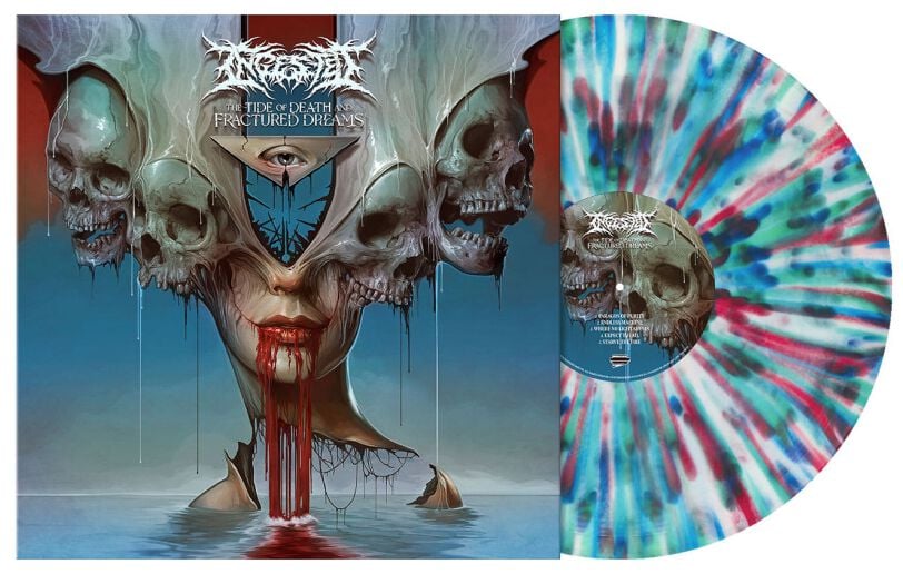 0039841607130 - The tide of death and fractured dreams LP multicolor