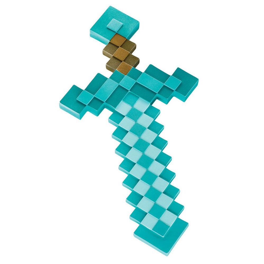 0039897656847 - Dekoratives Objekt Replik Plastik Diamond Minecraft Sword