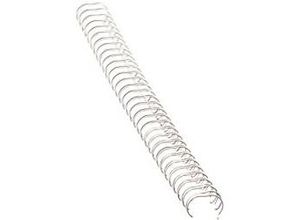 0043859542611 - Drahtbinderücken A4 31 10mm 61-80 Blatt silber VE=100 Stück 0043859542611 - Drahtbinderücken A4 31 10mm 61-80 Blatt silber VE=100 Stück