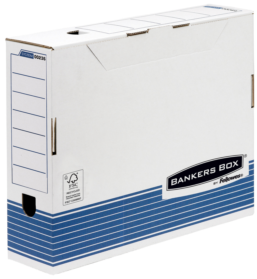 0043859578016 - BANKERS BOX SYSTEM Archiv-Schachtel blau(B)100 mm