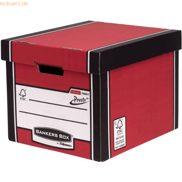 0043859578313 - 10 x Archivbox hoch Premium BxHxT 342x303x40cm rot