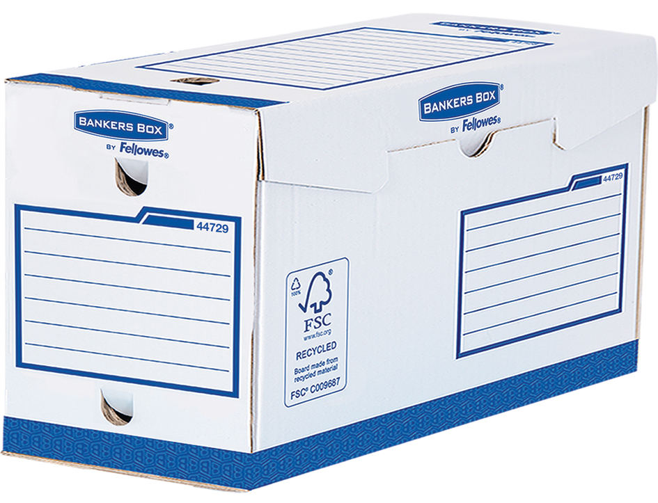 0043859710324 - Archivbox Heavy Duty BxHxT 194x244x33cm blau weiß VE=20