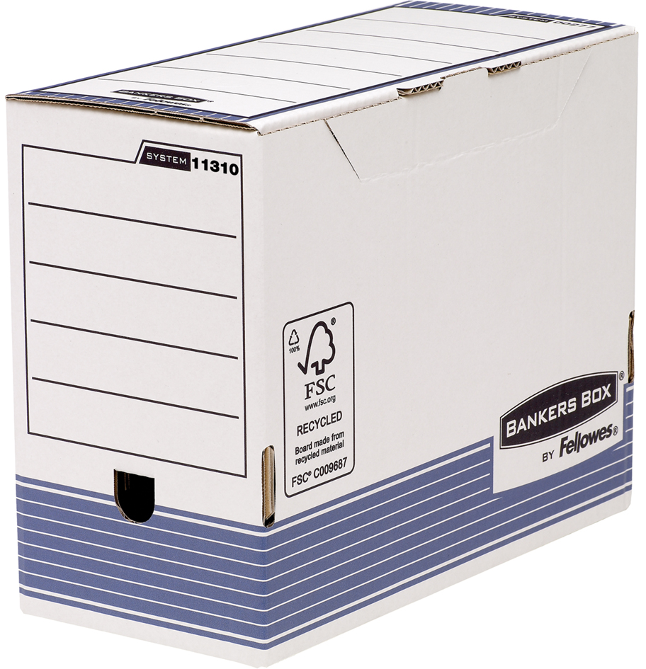 0043859712199 - BANKERS BOX SYSTEM Archiv-Schachtel blau (B)150mm