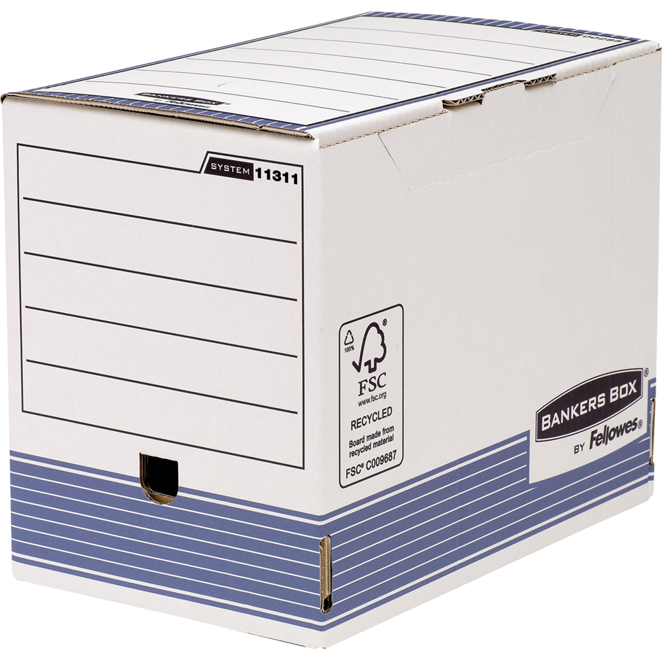 0043859712205 - BANKERS BOX SYSTEM Archiv-Schachtel blau (B)200mm