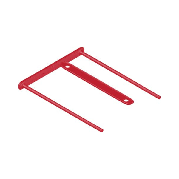 0043859730698 - Archivclip - Kunststoff rot 100er Pack 0043859730698 BANKERS BOX 100 Stück