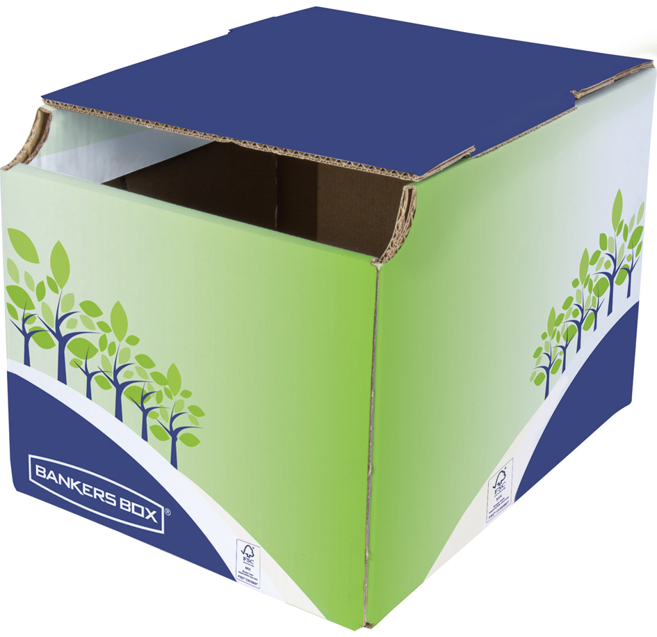 0043859733408 - BANKERS BOX Recycling-Behälter klein grün blau