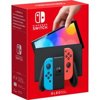 0045496453442 - Switch OLED - Spielkonsole - Full HD - Schwarz Neonrot Neonblau - Sonderposten