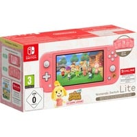 0045496453916 - NINTENDO SWITCH Spielekonsole Lite Koralle inkl Animal Crossing + 12 Monate NSO Spielekonsolen orange (koralle)