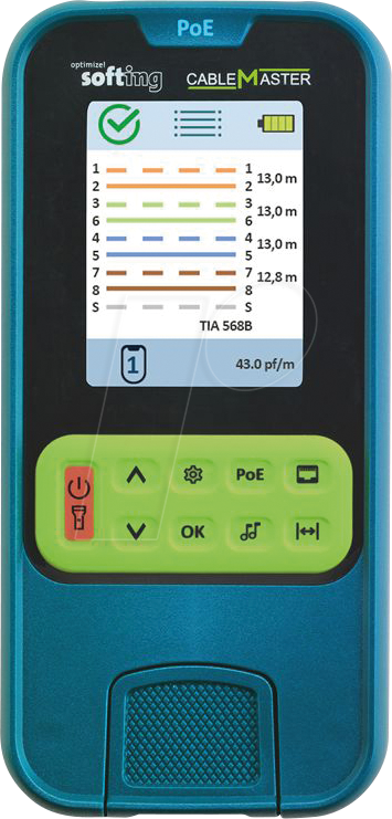 0046382254082 - 226102 - Kabeltester CableMaster PoE