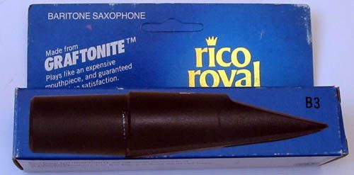 0046716103635 - Rico Royal B-3 Mundstück Bariton-Saxophon Graftonite Bahn 3