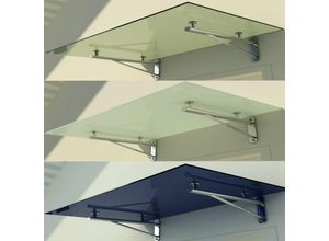 0047728586423 - Fa-Bausysteme Glasvordach Elbrus Grauglas 300 x 120 mm