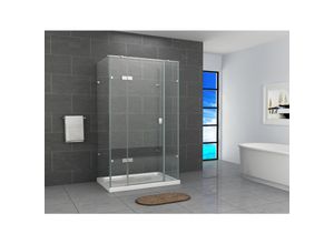 0047728587222 - Fa-Bausysteme Glasdusche Isar links Klarglas 120 x 80 cm ohne Wanne 0047728587222 - Fa-Bausysteme Glasdusche Isar links Klarglas 120 x 80 cm ohne Wanne
