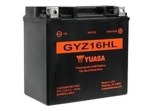 0048493821689 - YUASA GYZ16HL 12V 16Ah 240A Starterbatterie 17Ah für BUELL MOTORCYCLES HARLEY-DAVIDSON MC