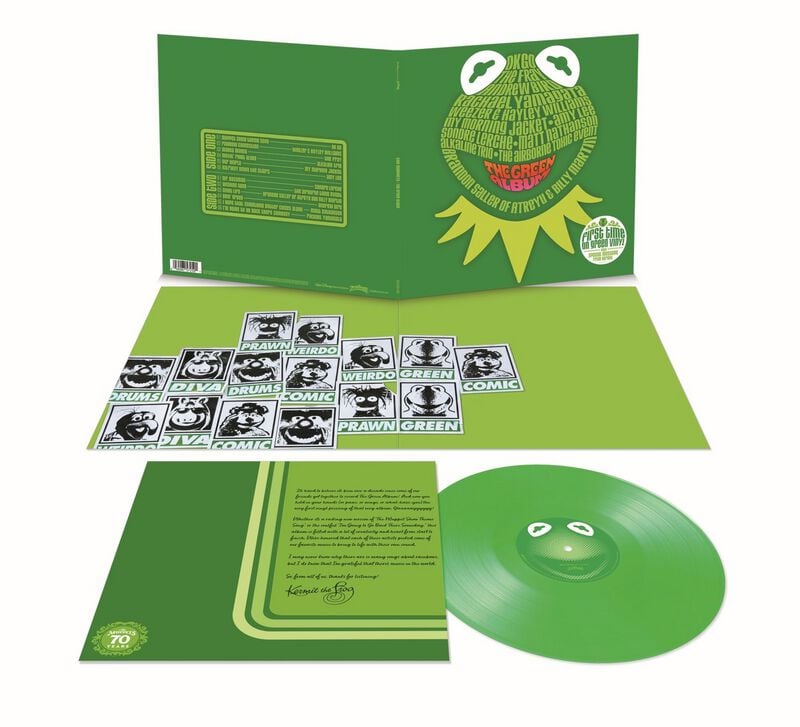 0050087572501 - Muppets The Green Album LP multicolor