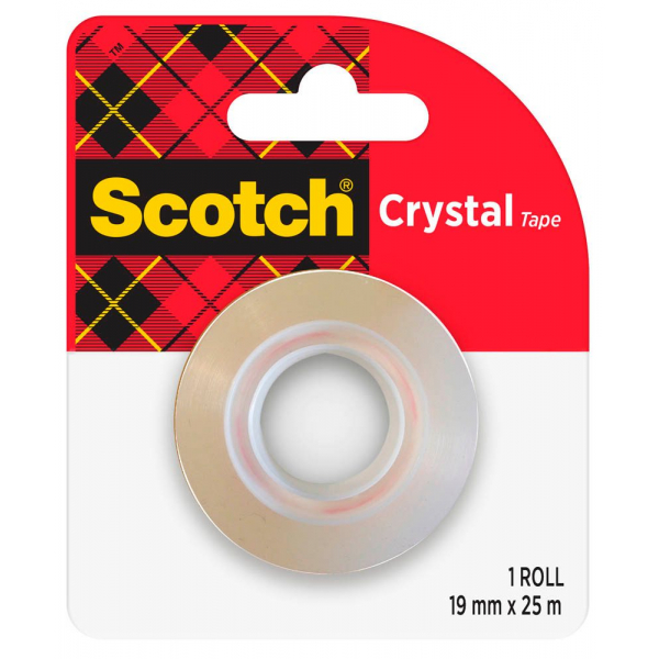 0051131592070 - Crystal Klebefilm kristall-klar 190 mm x 250 m 1 Rolle 0051131592070 Scotch