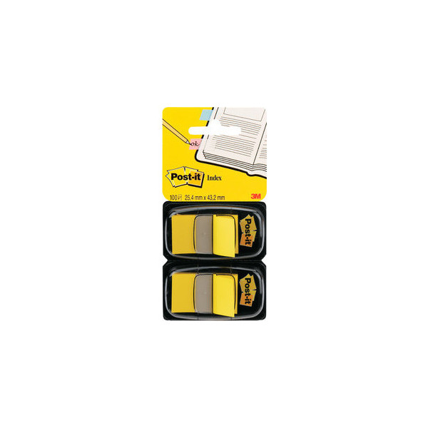 0051141920610 - Post-it Haftstreifen Index Standard 254x432mm 50 Blatt gelb VE=2 Spe