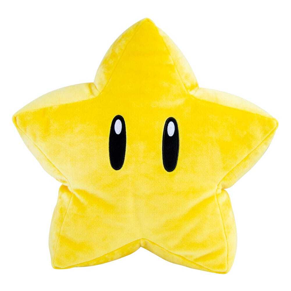 0053941128920 - - Club Mocchi- Mocchi- Super Mario Super Star - Mega 38 cm - Teddybär & Kuscheltier -