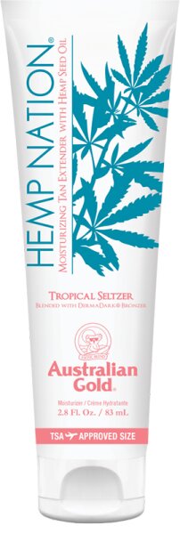 0054402411582 - Hemp Nation Tropical Seltzer Tan Extender 83 ml