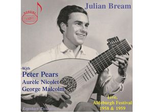 0061297580606 - Julian Bream At Aldeburgh Festival1958-1959 - Julian Bream Peter Pears Aurèle Nicolet G Malcolm (CD)