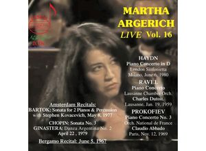 0061297820788 - Martha Argerich LiveVol 16 - Martha Argerich Abbado Dutoit (CD)