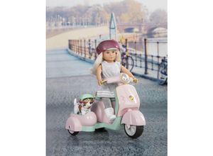 0062243327115 - LORI Retro Roller mit Seitenwagen und Hund