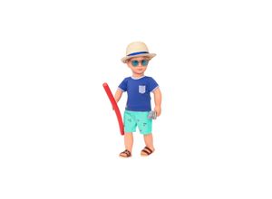 0062243441859 - Our Generation Deluxe Outfit Beach Boy Junge für 46 cm Puppen