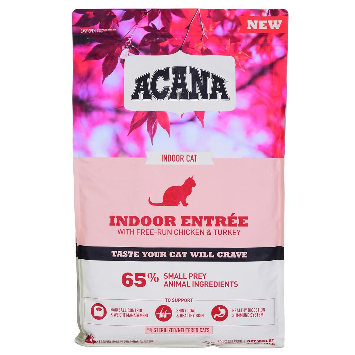 0064992714512 - Katzenfutter Indoor Entrée Erwachsener Huhn Truthahn Fisch Hase 45 Kg