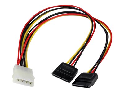 0065030809207 - StarTechcom SATA Y-Stromkabel - Splitter Power Y-Kabel mit 2 x SATA intern 1 x Molex (Stecker) 2 x SATA Power (15 pin) Buchse 30cm - Netzteil - interne Stromversorgung 4-polig (M) zu SATA-Stromstecker (W) - für P N BRACKET125PTP HSB13SATSASB 0065030809207 - StarTechcom SATA Y-Stromkabel - Splitter Power Y-Kabel mit 2 x SATA intern 1 x Molex (Stecker) 2 x SATA Power (15 pin) Buchse 30cm - Netzteil - interne Stromversorgung 4-polig (M) zu SATA-Stromstecker (W) - für P N BRACKET125PTP HSB13SATSASB