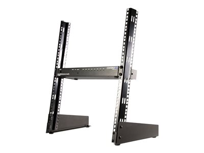 0065030834193 - StarTechcom 12 HE 19 Desktop 2 Pfosten Open Frame Rack - Schrank offener Rahmen - Schwarz - 12U - 483 cm (19) - für P N CABCAGENUTS6 CABSCREWM52 CABSCREWSM6 CABSCRWM520 CABSCRWM620 CABSCRWS1224