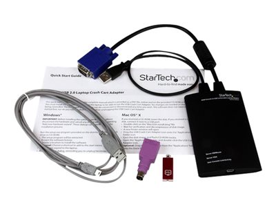 0065030835312 - StarTechcom KVM Console zu USB 20 Portable Notebook Crash Cart Adapter - KVM Switch - 1 Anschlüsse