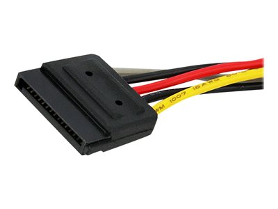 0065030835473 - StarTechcom SATA Y-Stromkabel Power Cable Splitter S-ATA Powerkabel (15pin) Verteilerkabel - 1 x SATA Power (Stecker) 2 x SATA (Buchse) - Netz-Splitter - SATA-Stromstecker (M) zu SATA-Stromstecker (W) - 152 cm - für P N BRACKET125PT BRACKET125