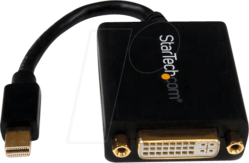 0065030836890 - StarTechcom Aktiver Mini DisplayPort auf DVI Adapter - mDP zu DVI-I Konverter (Stecker Buchse) - 1920x1200 - Weiß - DVI-Adapter - 102 cm