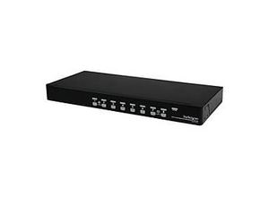 0065030837255 - StarTechcom 8-Port USB KVM Swith with OSD - TAA Compliant - 1U Rack Mountable VGA KVM Switch (SV831DUSBU) - KVM-Switch - 8 x KVM port(s) - 1 lokaler Benutzer