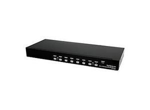 0065030842303 - StarTechcom 8 Port 1HE DVI USB KVM Switch - 8-fach DVI-I   USB-B Umschalter zur Rack-Montage - KVM-Switch - 8 Anschlüsse - an Rack montierbar