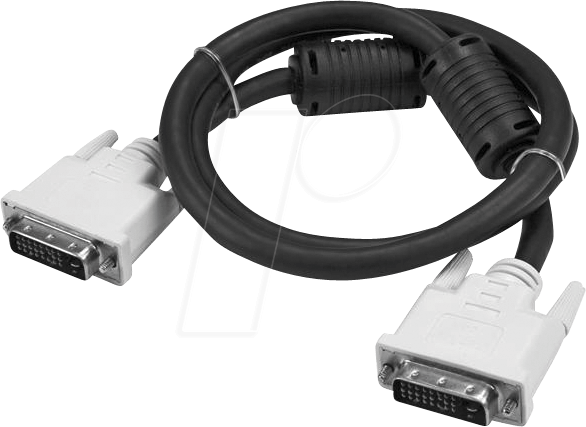 0065030844130 - StarTechcom DVI-D Dual Link Kabel 3m (Stecker Stecker) - DVI 24+1 Pin Monitorkabel Dual Link - DVI Anschlusskabel mit Ferritkernen - DVI-Kabel - 3 m