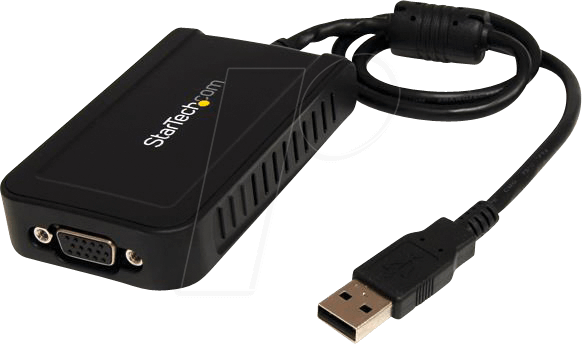 0065030844178 - StarTechcom USB VGA Adapter - 1920x1200 - Multi Display Adapter Kabel - Externe Monitor Grafikkarte - 1080p - USB 20 - USB VGA-Adapter - USB zu HD-15 (VGA) - TAA-konform - 50 cm