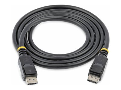 0065030844222 - Displayport 12 Kabel 05m DP zu DP St St mit Verriegelung 4K schwarz