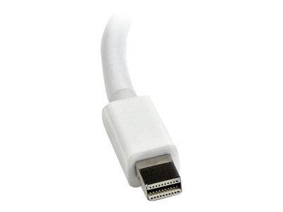 0065030845977 - StarTechcom Mini DisplayPort to VGA Adapter - White - 1080p - Thunderbolt to VGA Monitor Adapter - Mini DP to VGA Converter (MDP2VGAW) - Videokonverter - weiß