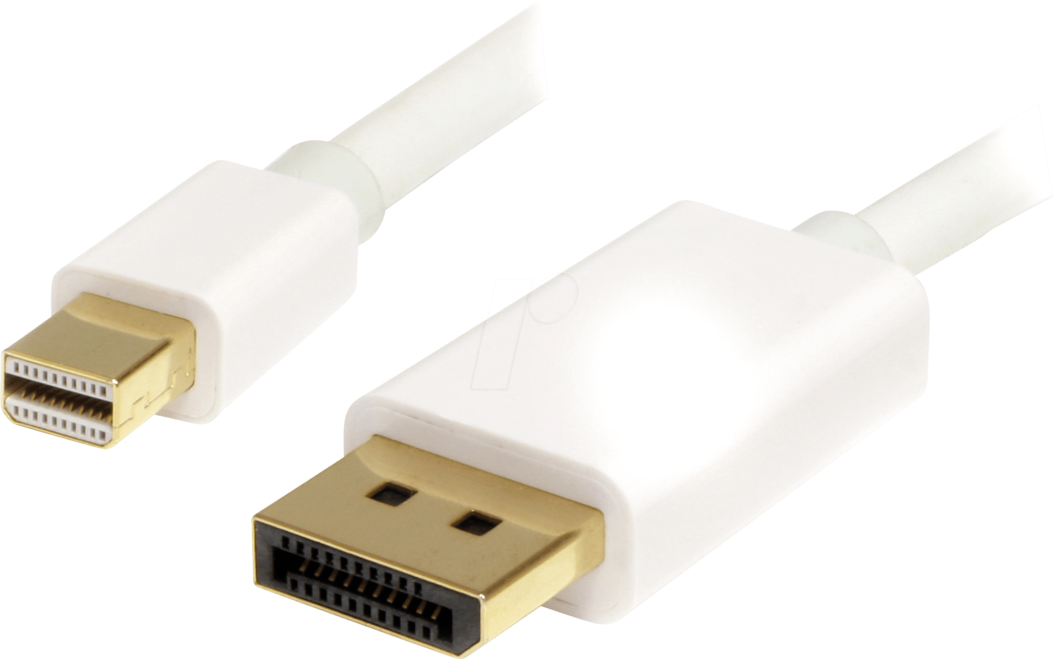 0065030846141 - StarTechcom 2m Mini DisplayPort 12 auf DisplayPort Adapterkabel - mDP zu DP 4k x 2k Kabel - St St - Weiß - DisplayPort-Kabel - 2 m