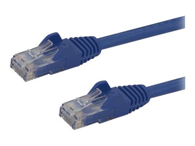 0065030846516 - StarTechcom 10m Cat6 Snagless Gigabit UTP Netzwerkkabel - Cat 6 RJ45 Netzwerkkabel mit Knickschutz - Blau - Patch-Kabel - 10 m - Blau