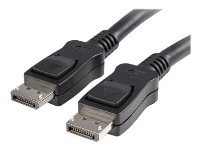 0065030846912 - StarTechcom 3m DisplayPort 12 Kabel mit Verriegelung (Stecker Stecker) - DP 4k Audio- Videokabel Kabel - Schwarz - DisplayPort-Kabel - 3 m 0065030846912 - StarTechcom 3m DisplayPort 12 Kabel mit Verriegelung (Stecker Stecker) - DP 4k Audio- Videokabel Kabel - Schwarz - DisplayPort-Kabel - 3 m