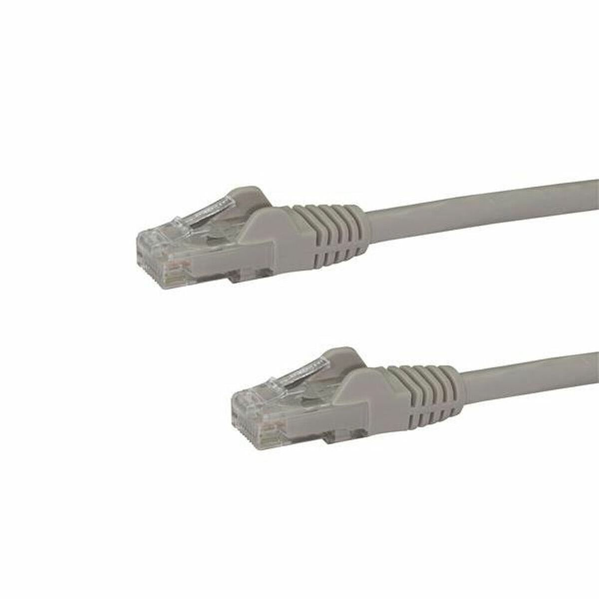 0065030847049 - StarTechcom 15m Cat6 Snagless Gigabit UTP Netzwerkkabel - Cat 6 RJ45 Netzwerkkabel mit Knickschutz - Grau - Patch-Kabel - 15 m - Grau