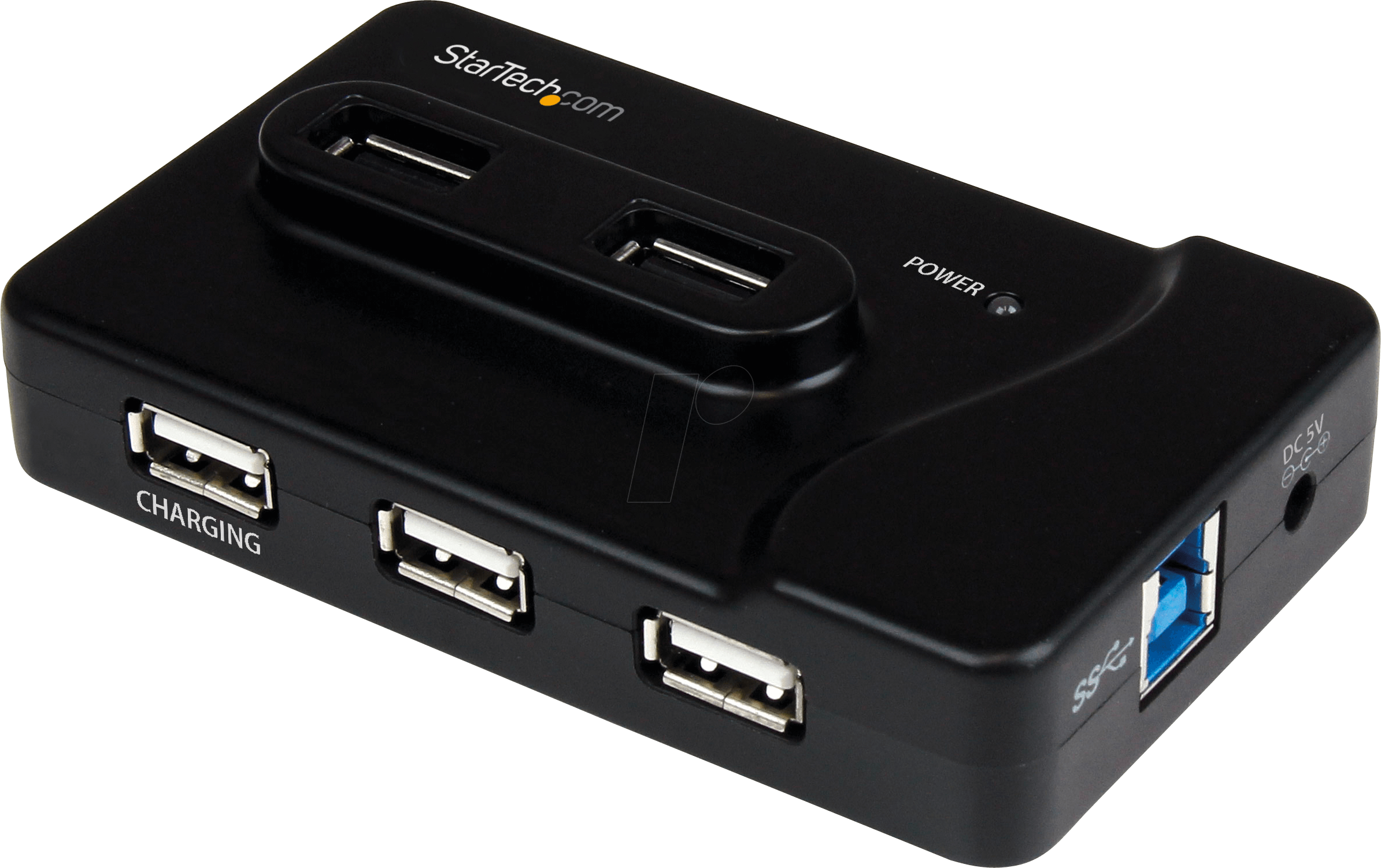 0065030847865 - ST ST7320USBC - USB 30 6 Port Hub 6x USB-A schwarz