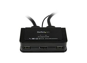 0065030851060 - StarTechcom 2 Port USB HDMI KVM Switch mit Audio und Fernschalter - Desktop Umschalter USB Powered - 1920x1200 - KVM- Audio-Switch - 2 Anschlüsse 0065030851060 - StarTechcom 2 Port USB HDMI KVM Switch mit Audio und Fernschalter - Desktop Umschalter USB Powered - 1920x1200 - KVM- Audio-Switch - 2 Anschlüsse