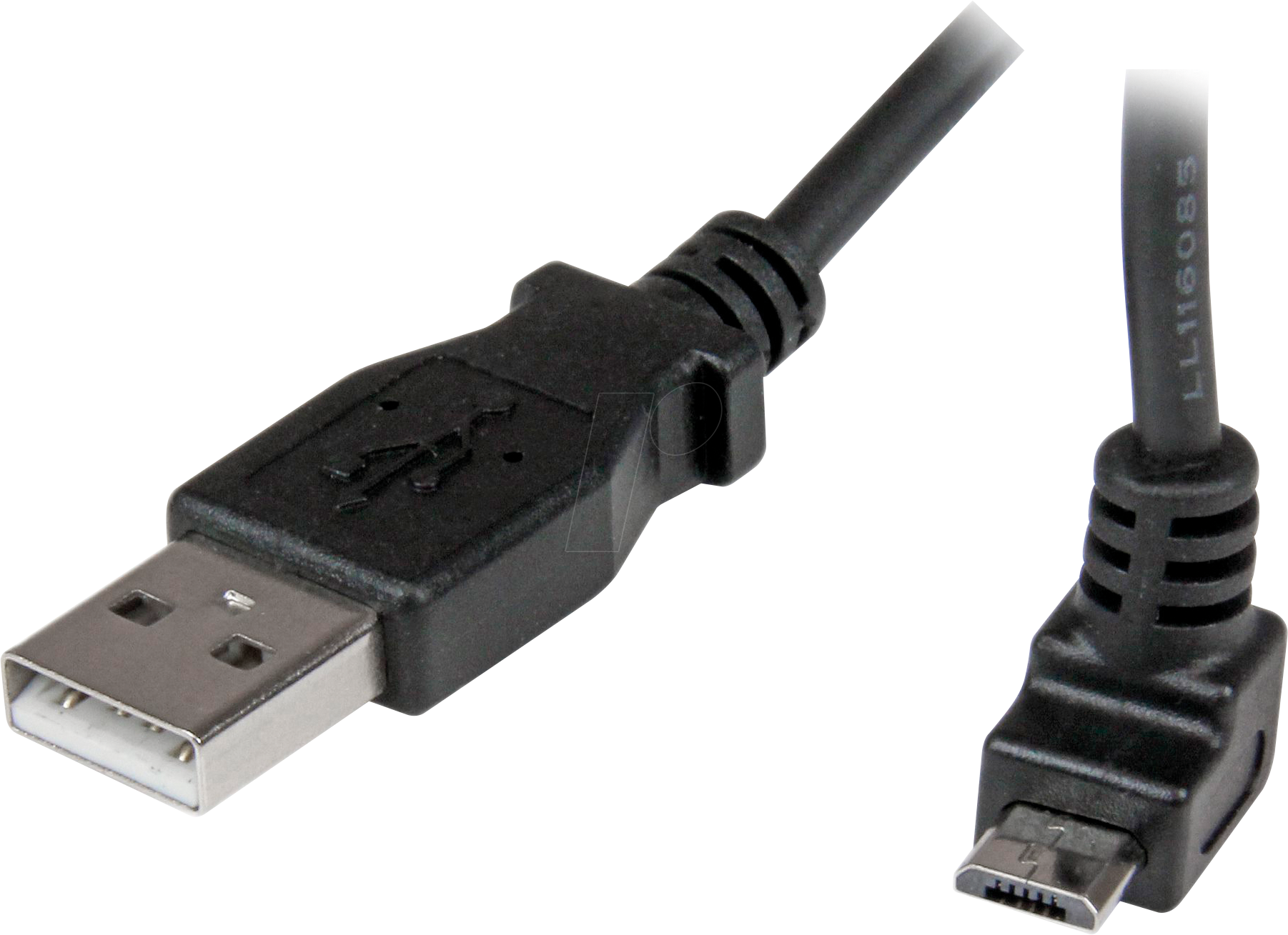 0065030851190 - StarTechcom 1m USB 20 A auf Micro B Kabel aufwärtsgewinkelt - Schwarz - USB A   Micro B Datenkabel   Anschlusskabel - USB-Kabel - Micro-USB Typ B (M) zu USB (M) - USB 20