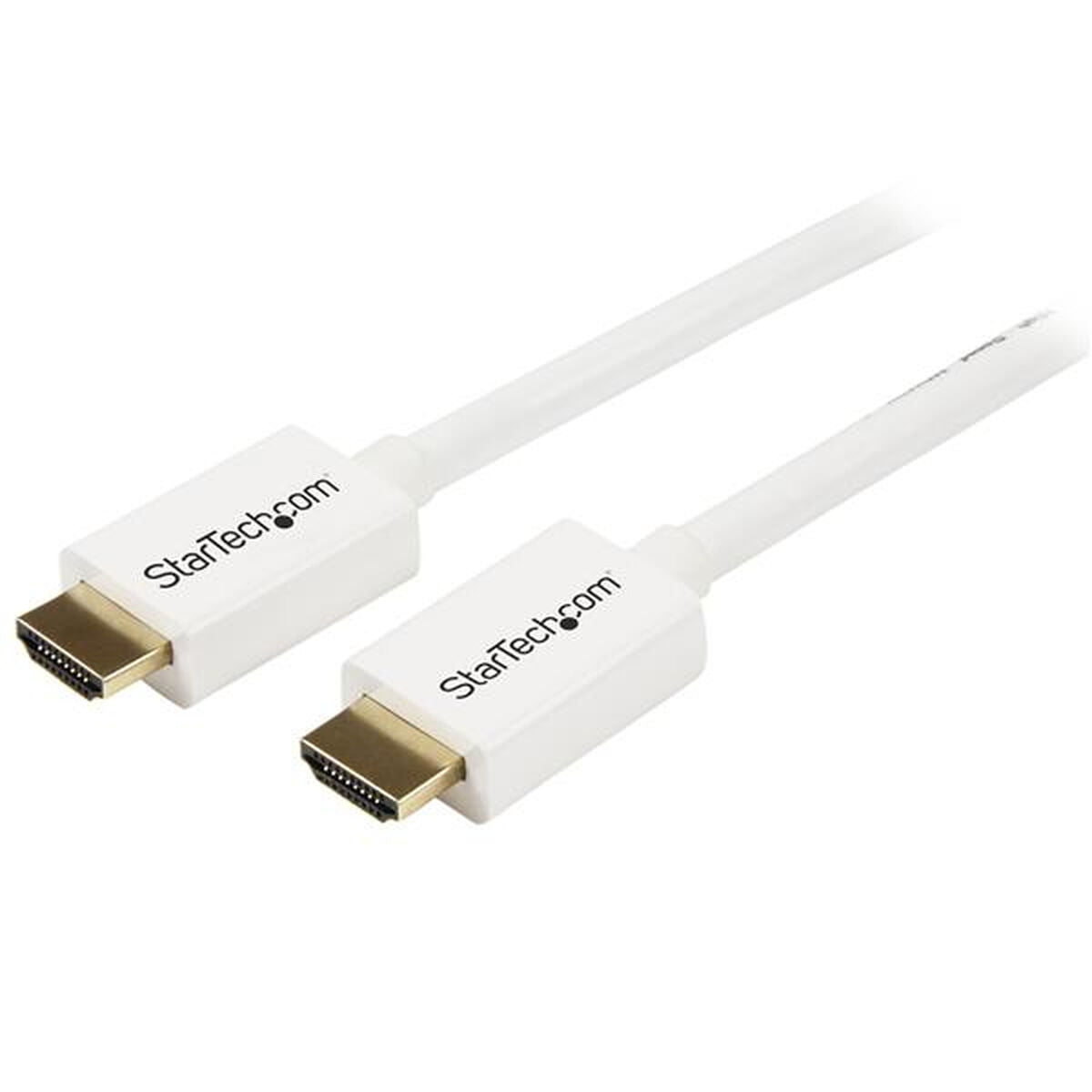 0065030851572 - StarTechcom 5m High-Speed-HDMI-Kabel - Ultra HD 4k x 2k HDMI CL3 Kabel zur Installation in Wänden mit vergoldeten Kontakten - Weiß - HDMI-Kabel - 5 m