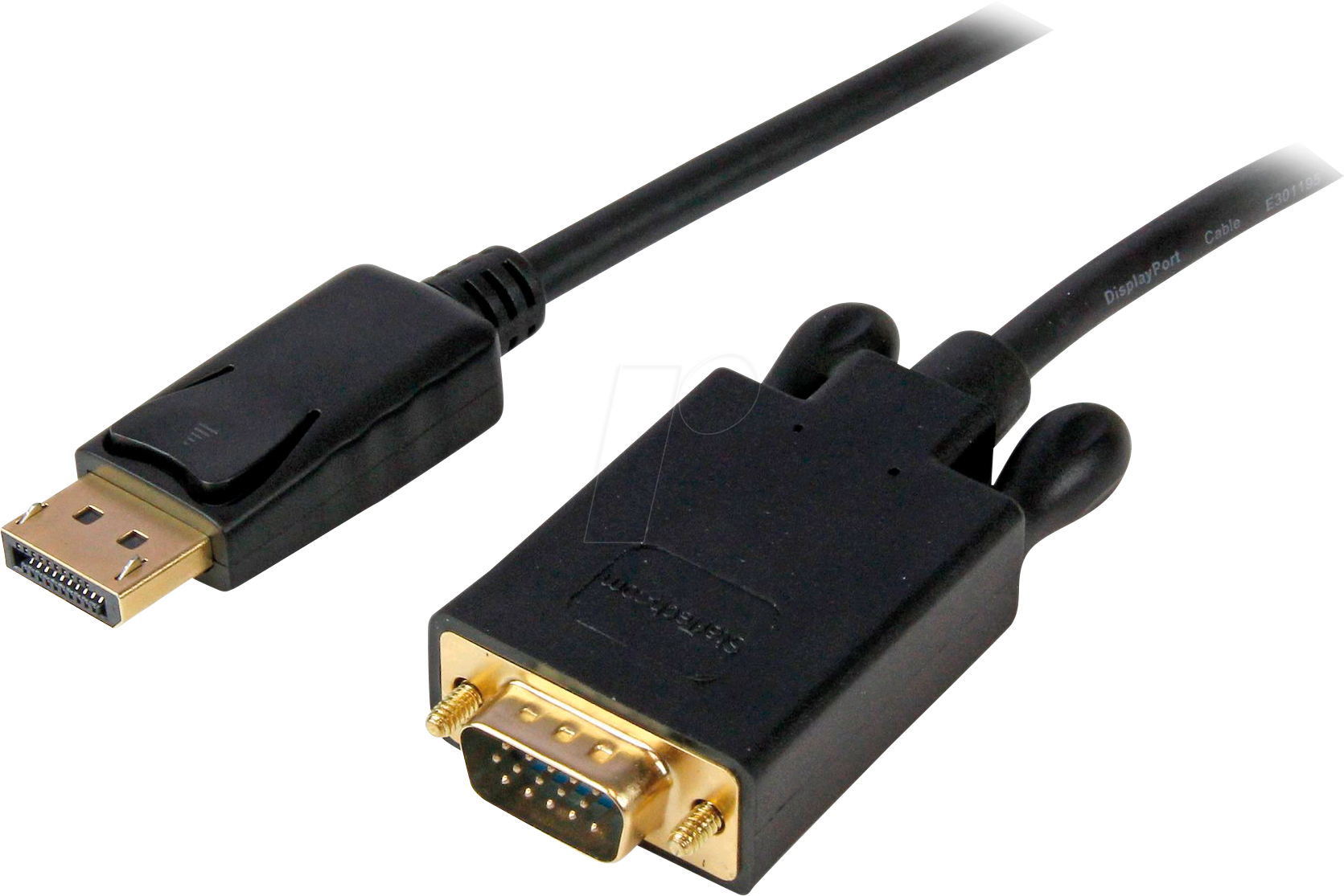 0065030852487 - StarTechcom DisplayPort auf VGA Kabel 45m (Stecker Stecker) - Aktiver DP zu VGA Kabel Adapter  Konverter für PC 1920x1200 - Schwarz - DisplayPort-Kabel - 457 m