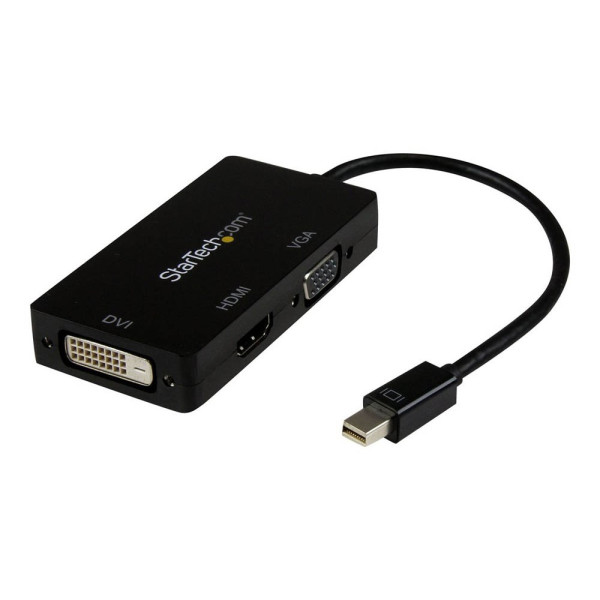 0065030854290 - StarTechcom 3 in 1 Mini DisplayPort Adapter - 1080p - Mini DP   Thunderbolt to HDMI   VGA   DVI Splitter for Your Monitor (MDP2VGDVHD) - Videoadapter - Mini DisplayPort   HDMI   DVI   VGA - 27 cm