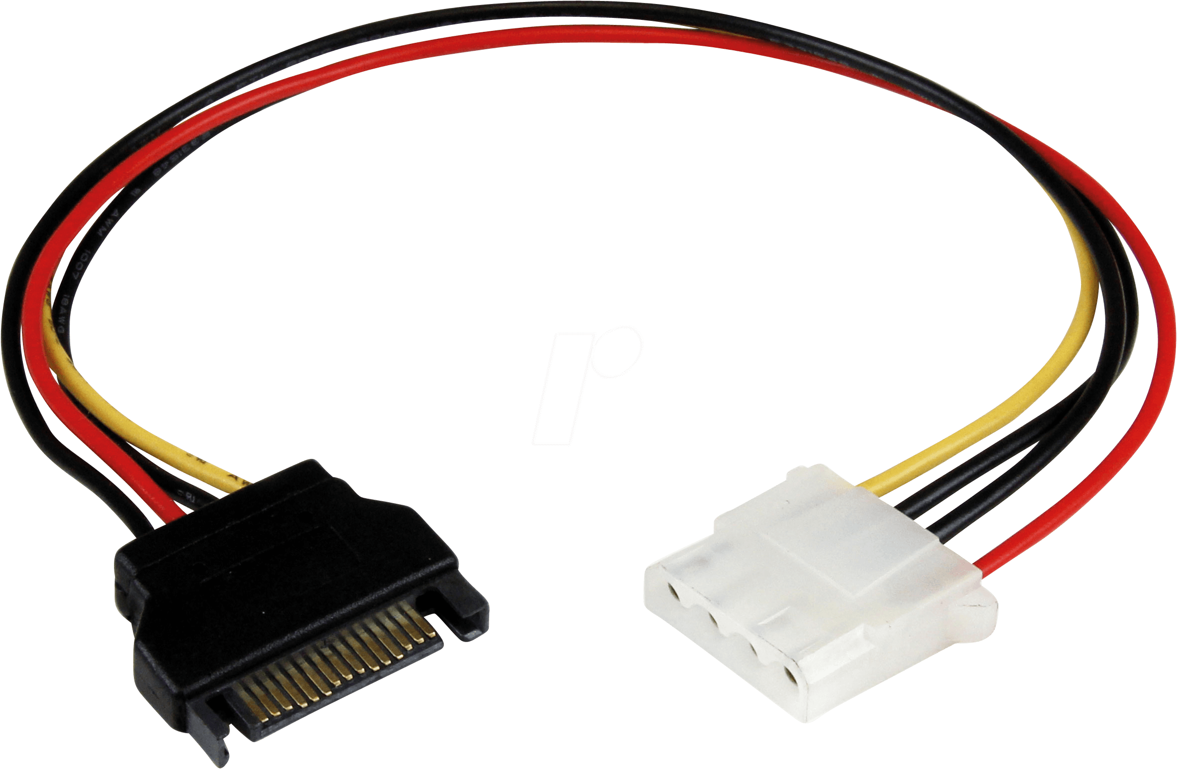 0065030854511 - StarTechcom 30cm SATA auf Molex LP4 Stromadapter - Bu St - Serial ATA zu 4pin Stromkabel Adapter - Netzteil - interne Stromversorgung 4-polig (W) zu SATA-Stromstecker (M) - 3048 cm